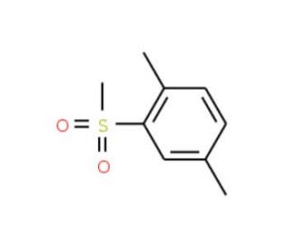 2,5-Dimethylphenylmethylsulfone - chemical structure image