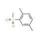 2,5-Dimethylphenylmethylsulfone - chemical structure image