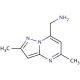 (2,5-dimethylpyrazolo[1,5-a]pyrimidin-7-yl)methylamine - chemical structure image