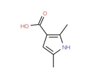 2,5-Dimethylpyrrole-3-carboxylic acid (CAS 57338-76-8) - chemical structure image