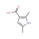 2,5-Dimethylpyrrole-3-carboxylic acid (CAS 57338-76-8) - chemical structure image