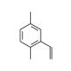 2,5-Dimethylstyrene (CAS 2039-89-6) - chemical structure image