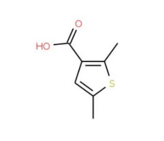 2,5-dimethylthiophene-3-carboxylic acid (CAS 26421-32-9) - chemical structure image