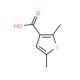 2,5-dimethylthiophene-3-carboxylic acid (CAS 26421-32-9) - chemical structure image