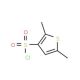 2,5-dimethylthiophene-3-sulfonyl chloride (CAS 97272-04-3) - chemical structure image