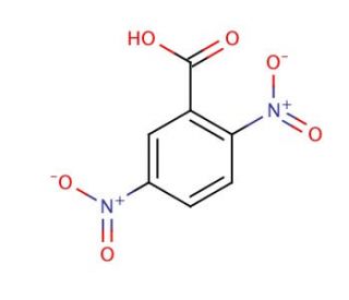 2,5-Dinitrobenzoic acid (CAS 610-28-6) - chemical structure image