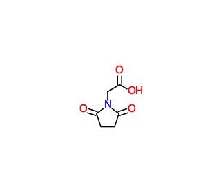 (2,5-dioxopyrrolidin-1-yl)acetic acid (CAS 5626-41-5) - chemical structure image