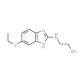 2-(5-Ethoxy-1H-benzoimidazol-2-ylamino)-ethanol (CAS 121477-79-0) - chemical structure image