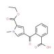 2-{[5-(Ethoxycarbonyl)-1-methyl-1H-pyrrol-3-yl]carbonyl}benzoic acid (CAS 120562-90-5) - chemical structure image