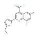 2-(5-ethyl-2-thienyl)-6,8-dimethylquinoline-4-carbonyl chloride - chemical structure image