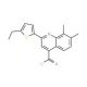 2-(5-ethyl-2-thienyl)-7,8-dimethylquinoline-4-carbonyl chloride - chemical structure image