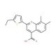 2-(5-ethyl-2-thienyl)-7,8-dimethylquinoline-4-carboxylic acid - chemical structure image