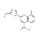 2-(5-Ethylthien-2-yl)-8-methylquinoline-4-carboxylic acid - chemical structure image