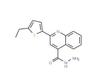 2-(5-Ethylthien-2-yl)quinoline-4-carbohydrazide - chemical structure image