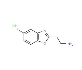 2-(5-Fluoro-1,3-benzoxazol-2-yl)ethanaminehydrochloride - chemical structure image