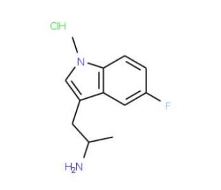 2-(5-Fluoro-1-methyl-1H-indol-3-yl)-1-methyl-ethylamine hydrochloride - chemical structure image