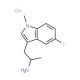 2-(5-Fluoro-1-methyl-1H-indol-3-yl)-1-methyl-ethylamine hydrochloride - chemical structure image