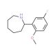 2-(5-Fluoro-2-methoxyphenyl)azepane - chemical structure image