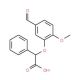 2-(5-Formyl-2-methoxyphenoxy)-2-phenylacetic acid - chemical structure image