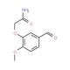 2-(5-formyl-2-methoxyphenoxy)acetamide - chemical structure image