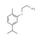 2-(5-Isopropyl-2-methyl-phenoxy)-ethylamine (CAS 26646-60-6) - chemical structure image