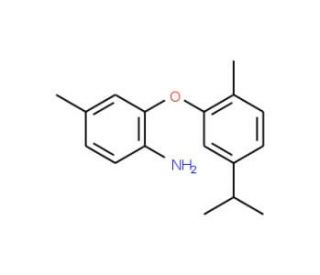 2-(5-Isopropyl-2-methylphenoxy)-4-methylaniline - chemical structure image