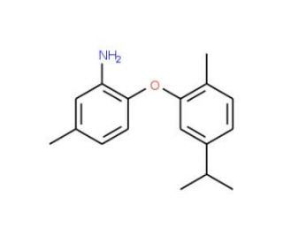 2-(5-Isopropyl-2-methylphenoxy)-5-methylaniline - chemical structure image
