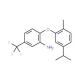 2-(5-Isopropyl-2-methylphenoxy)-5-(trifluoromethyl)aniline - chemical structure image