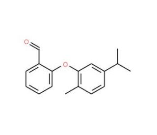 2-(5-Isopropyl-2-methylphenoxy)benzenecarbaldehyde - chemical structure image