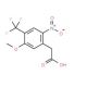 2-[5-Methoxy-2-nitro-4-(trifluoromethyl)phenyl]acetic acid - chemical structure image