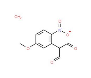 2-(5-Methoxy-2-nitrophenyl)malondialdehydemonohydrate (CAS 205692-61-1) - chemical structure image