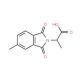 2-(5-methyl-1,3-dioxo-1,3-dihydro-2H-isoindol-2-yl)propanoic acid - chemical structure image