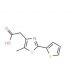 2-[5-Methyl-2-(2-thienyl)-1,3-thiazol-4-yl]-acetic acid - chemical structure image