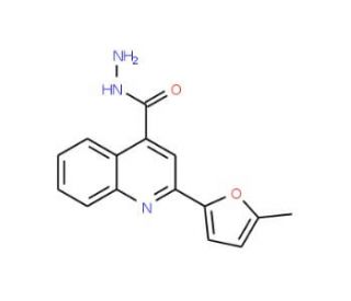 2-(5-Methyl-2-furyl)quinoline-4-carbohydrazide - chemical structure image