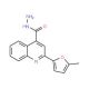 2-(5-Methyl-2-furyl)quinoline-4-carbohydrazide - chemical structure image