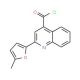 2-(5-methyl-2-furyl)quinoline-4-carbonyl chloride - chemical structure image
