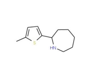 2-(5-Methyl-2-thienyl)azepane - chemical structure image