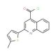 2-(5-methyl-2-thienyl)quinoline-4-carbonyl chloride - chemical structure image