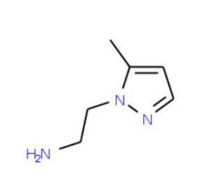 2-(5-Methyl-pyrazol-1-yl)-ethylamine (CAS 101395-72-6) - chemical structure image