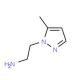2-(5-Methyl-pyrazol-1-yl)-ethylamine (CAS 101395-72-6) - chemical structure image