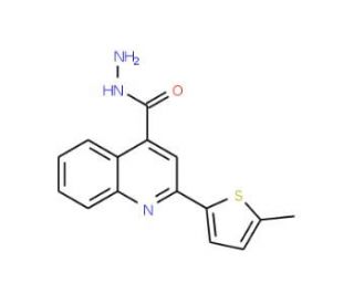 2-(5-Methylthien-2-yl)quinoline-4-carbohydrazide - chemical structure image