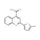 2-(5-Methylthien-2-yl)quinoline-4-carboxylic acid (CAS 73775-26-5) - chemical structure image