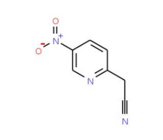 2-(5-Nitropyridin-2-yl)acetonitrile (CAS 123846-66-2) - chemical structure image