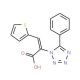 2-(5-phenyl-1H-tetrazol-1-yl)-3-thien-2-ylacrylic acid (CAS 36283-09-7) - chemical structure image