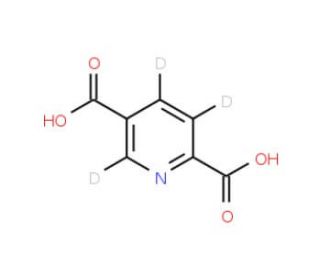 2,5-Pyridinedicarboxylic Acid-13C8,d3 (CAS 1246818-08-5) - chemical structure image