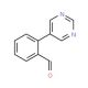 2-(5-Pyrimidinyl)benzaldehyde (CAS 640769-71-7) - chemical structure image