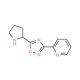 2-(5-Pyrrolidin-2-yl-[1,2,4]oxadiazol-3-yl)pyridine (CAS 885277-84-9) - chemical structure image