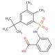 2-(5-tert-Butyl-2,3-dimethyl-benzenesulfonylamino)-benzoic acid - chemical structure image