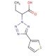 2-(5-thien-3-yl-2H-tetrazol-2-yl)butanoic acid - chemical structure image