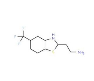 2-[5-(trifluoromethyl)-1,3-benzothiazol-2-yl]ethanamine - chemical structure image